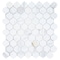 Andova Tiles SAMPLE Dayberry 15 x 15 Marble Arabesque Wall  Floor Mosaic Tile SAM-ANDDAY143 - alternate 1